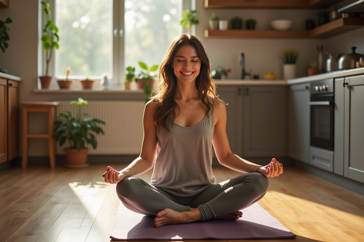 yoga  poids